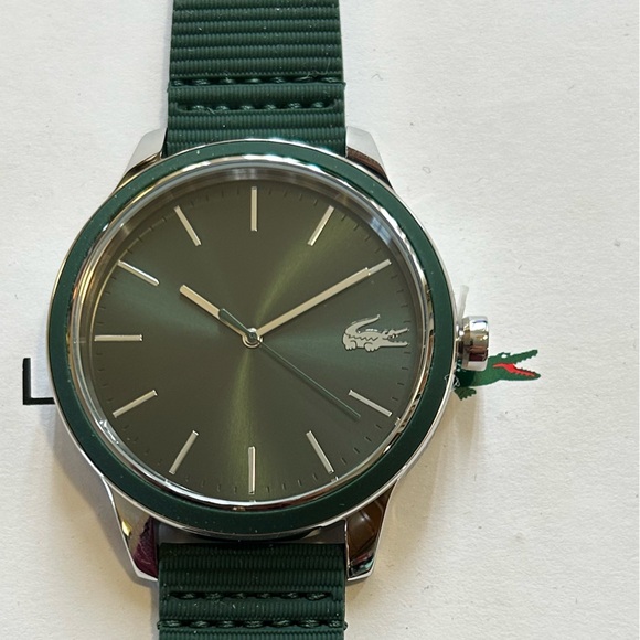 Lacoste Other - Lacoste Watch with 44mm Green Face with Green Silicone Band